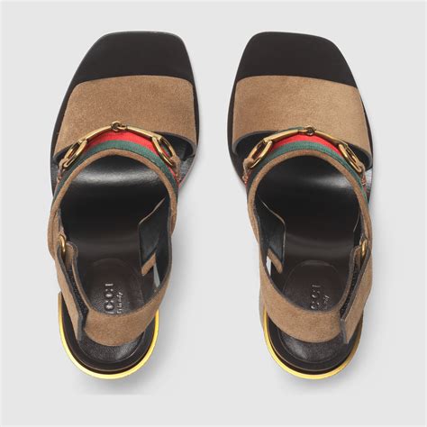 gucci suede sandals.